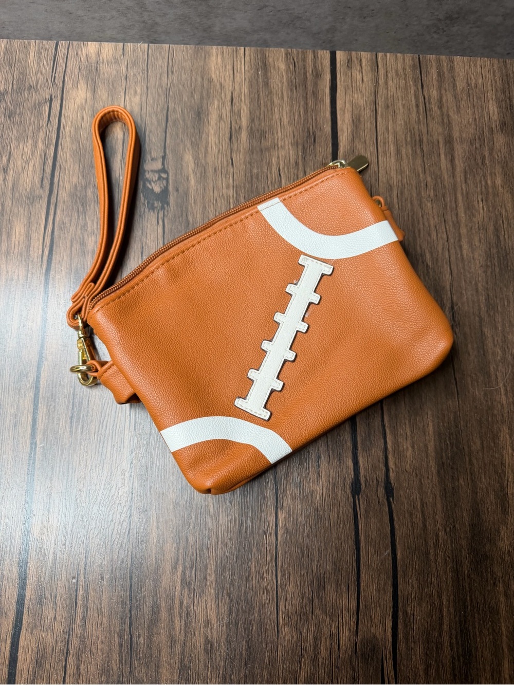 Football Wristlet Clutch Bag – Game Day NWOT